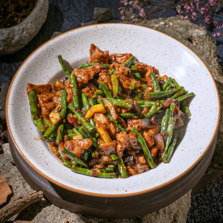 Beef with Long Beans & Black Bean Sauce